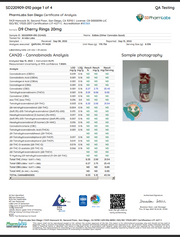 MELLOW FELLOW: FRUIT RINGS D9-THC+CBD GUMMIES - 20CT