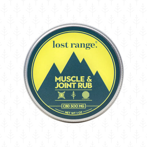 LOST RANGE: CBD ISOLATE MUSCLE AND JOINT RUB