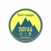 LOST RANGE: CBD ISOLATE MUSCLE AND JOINT RUB