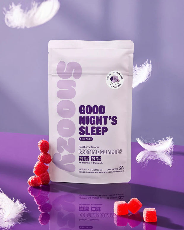 SNOOZY: GOOD NIGHT'S SLEEP CBD + CBN GUMMIES - 20ct