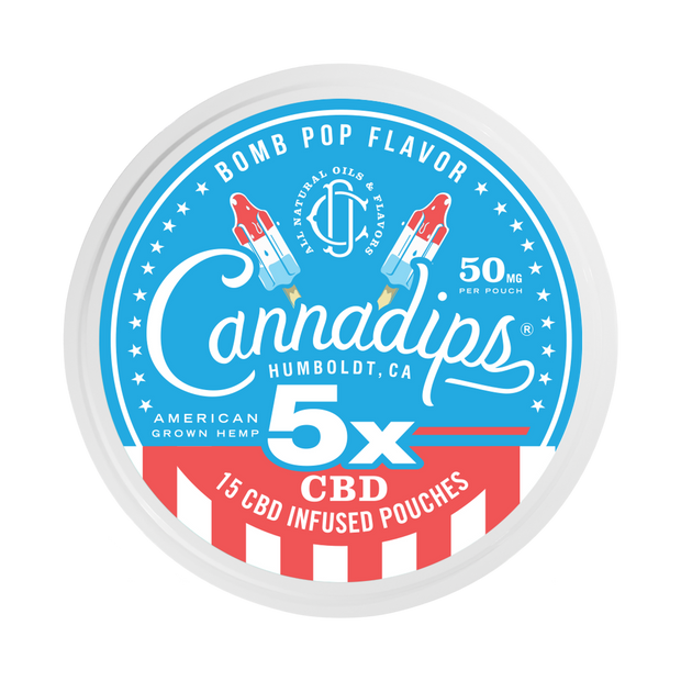 CANNADIPS: 5X CBD POUCHES - 15ct