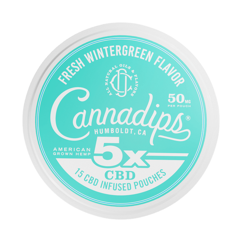 CANNADIPS: 5X CBD POUCHES - 15ct