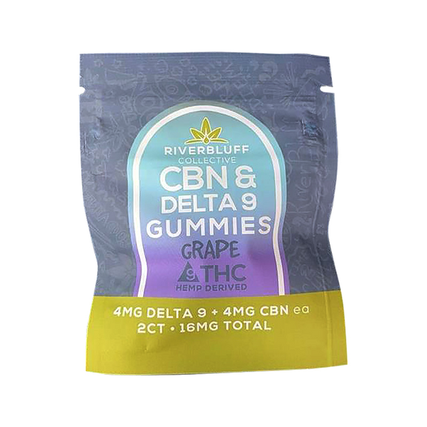 RIVERBLUFF: CBN + D9 THC GUMMIES - 2ct