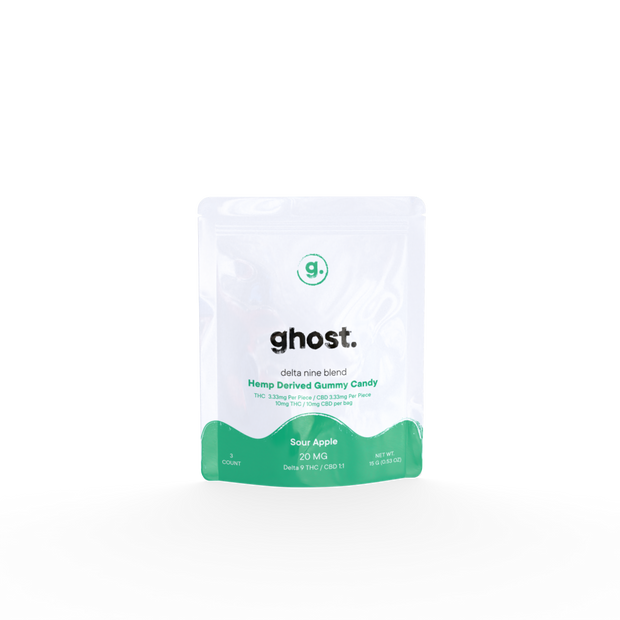 GHOST: D9 THC + CBD GUMMIES - 3ct