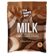 THE HAPPY CAN: D9 THC CHOCOLATE DROPS - 4ct