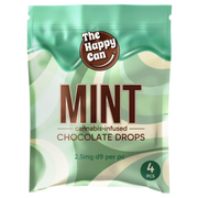 THE HAPPY CAN: D9 THC CHOCOLATE DROPS - 4ct