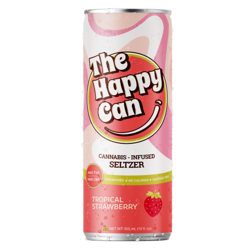 THE HAPPY CAN: D9 + CBD SELTZERS - 12oz