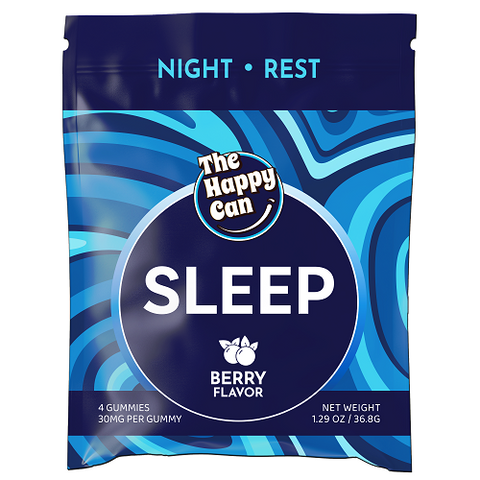 THE HAPPY CAN: DELTA-9 THC + CBN SLEEP GUMMIES - 4ct