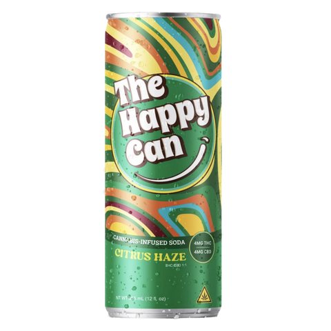 THE HAPPY CAN: D9 + CBD SODAS - 12oz