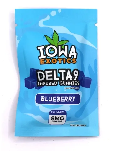 IOWA EXOTICS: DELTA-9 THC GUMMIES - 2ct