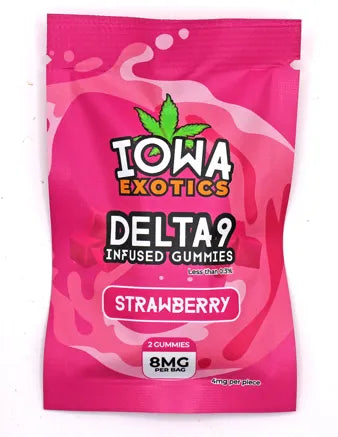 IOWA EXOTICS: DELTA-9 THC GUMMIES - 2ct