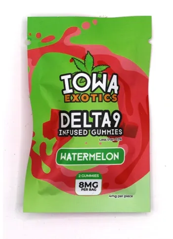 IOWA EXOTICS: DELTA-9 THC GUMMIES - 2ct