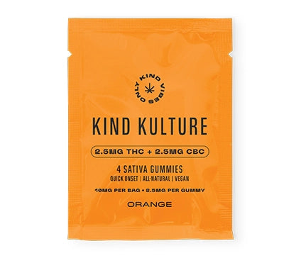 KIND VIBES ONLY: KIND KULTURE THC GUMMIES - 4ct