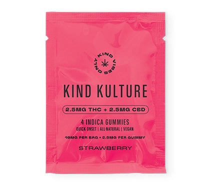 KIND VIBES ONLY: KIND KULTURE THC GUMMIES - 4ct