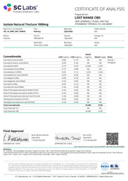 LOST RANGE: CBD ISOLATE TINCTURE - 1000MG