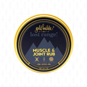 LOST RANGE: GOLD BUCKLE CBD ISOLATE MUSCLE AND JOINT RUB