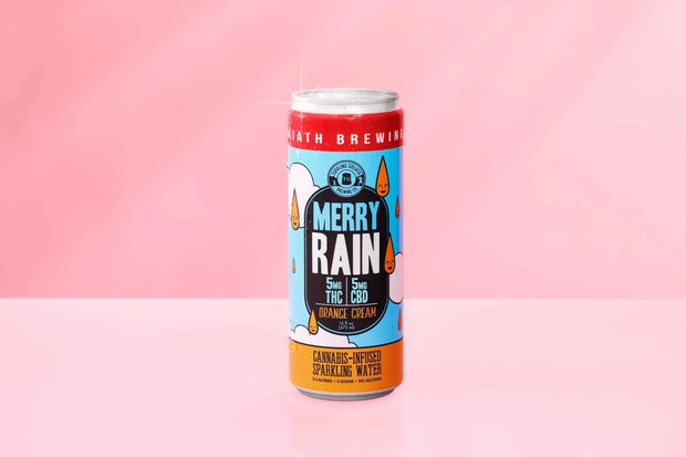 TOPPLING GOLIATH: MERRY RAIN DELTA 9 THC SELTZERS