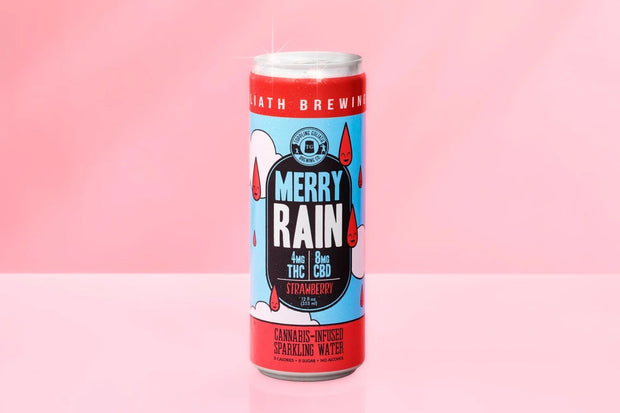 TOPPLING GOLIATH: MERRY RAIN DELTA 9 THC SELTZERS
