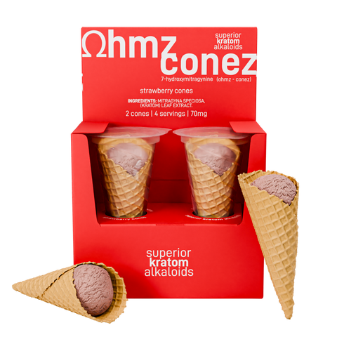 EXODUS: OHMZ CONEZ KRATOM CONES - 2ct