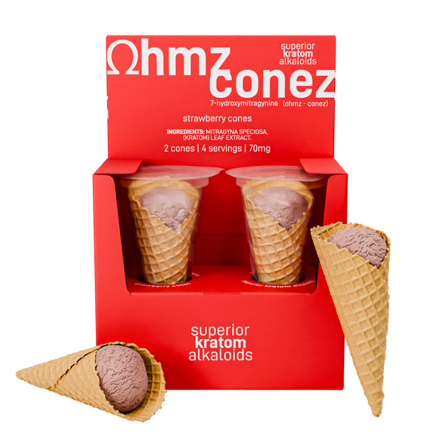 EXODUS: OHMZ CONEZ KRATOM CONES - 2ct