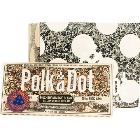 POLKA-DOT: AMANITA MUSHROOM CHOCOLATE BARS