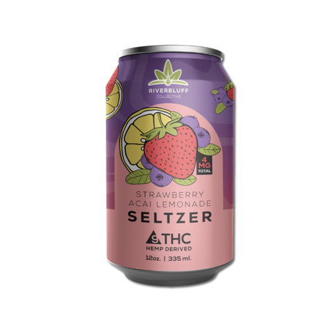 RIVERBLUFF: D9 THC SELTZERS - 12oz