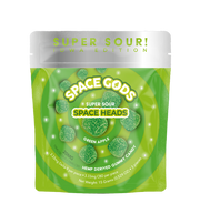 SPACE GODS: SOUR SPACE HEADS 1:1 D9 THC + CBD - 3ct